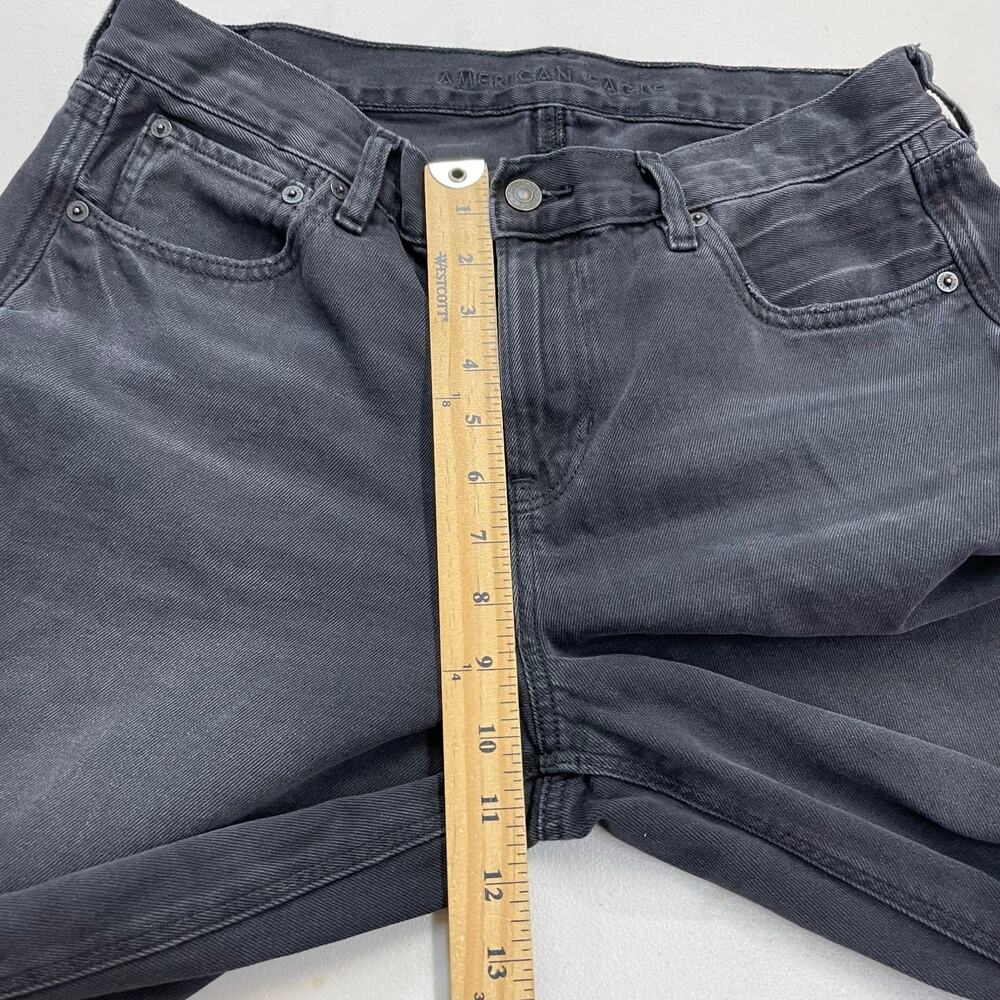 American Eagle Low Rise Skater Black Denim Jeans size 10 Short - Picture 13 of 15